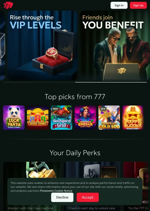Homepage Screenshot