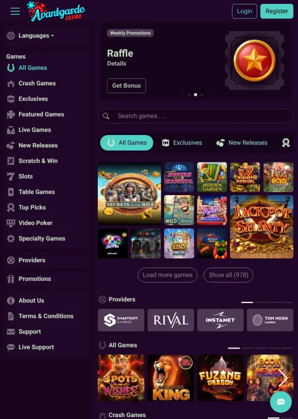 Homepage Screenshot